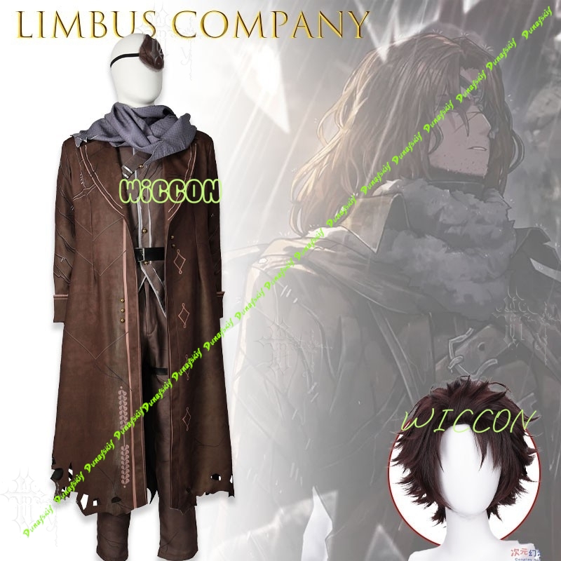 Wildman Hunting & Outdoor Robertson - Vox Cosplay Costume Wig Limbus Company