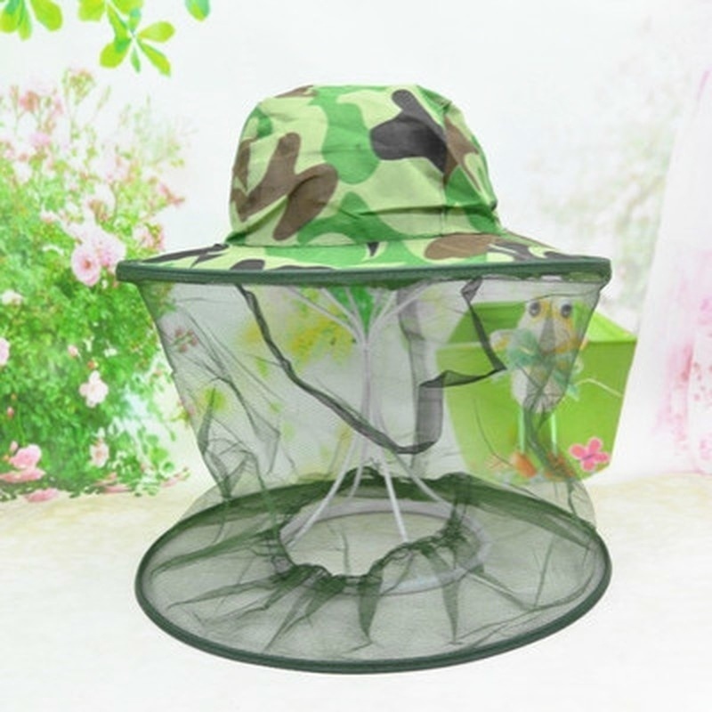 Hunting Outdoor Hats - Fashion Insect Mosquito Net Mesh Face