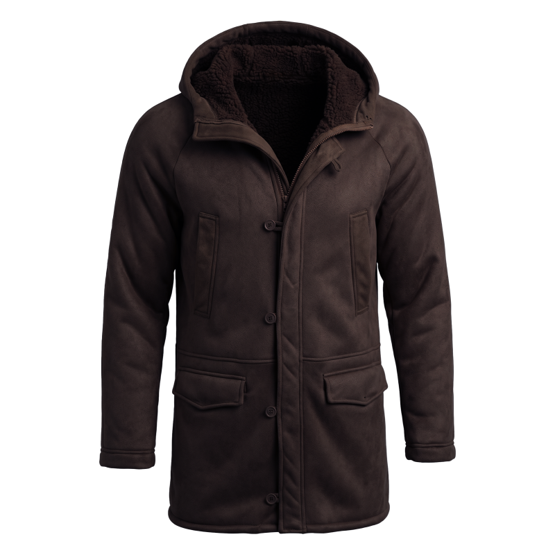New Men's Faux Fur Lined Hoode - đánh giá và giá Hunting Outdoor Jacket