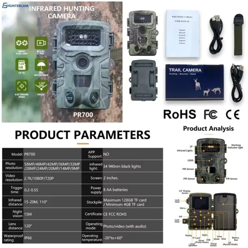 2.7K Wireless Outdoor Trail Ca - đánh giá và giá Outdoor Hunting Camera Wireless