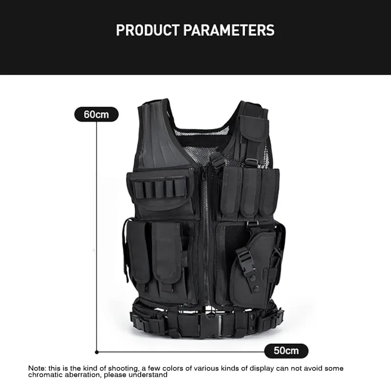 Adjustable Molle Tactical Vest - đánh giá và giá Hunting Outdoor Jacket
