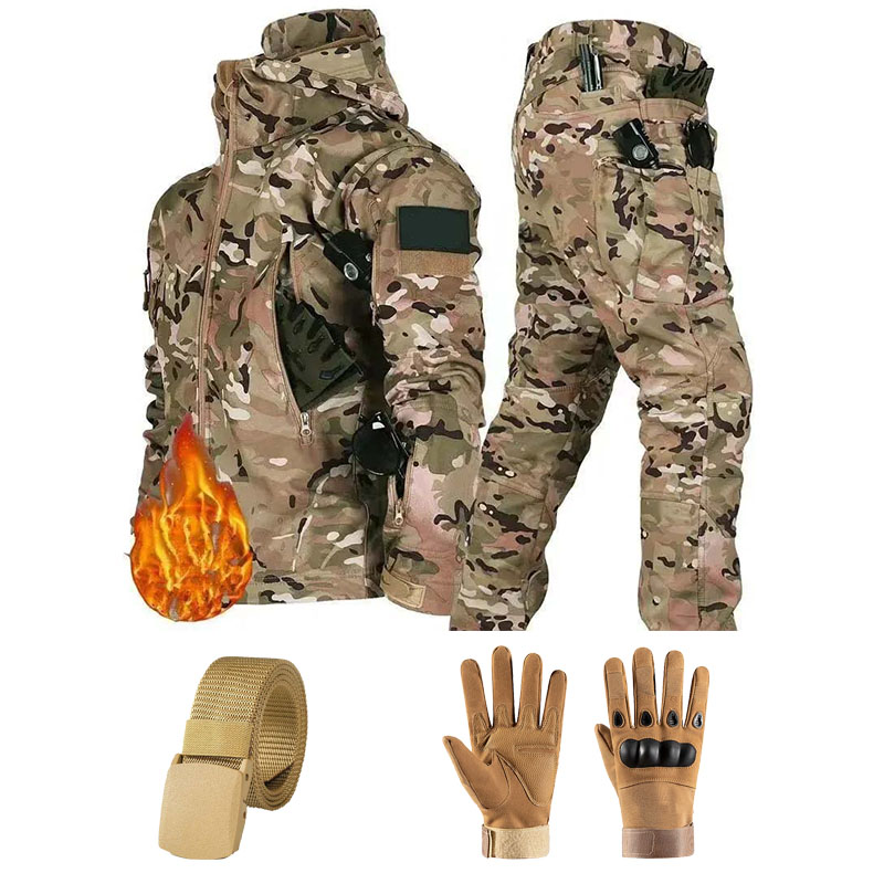 Men's Camo Suit Winter Autumn  - đánh giá và giá Hunting Outdoor Jacket