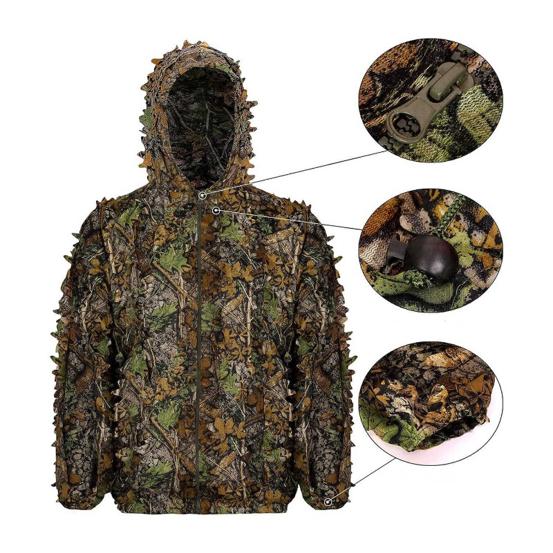 3D  Leafy Bionic Camouflage Hu - đánh giá và giá Hunting Outdoor Watch