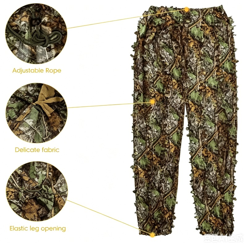 3D  Leafy Bionic Camouflage Hu - đánh giá và giá Hunting Outdoor Watch