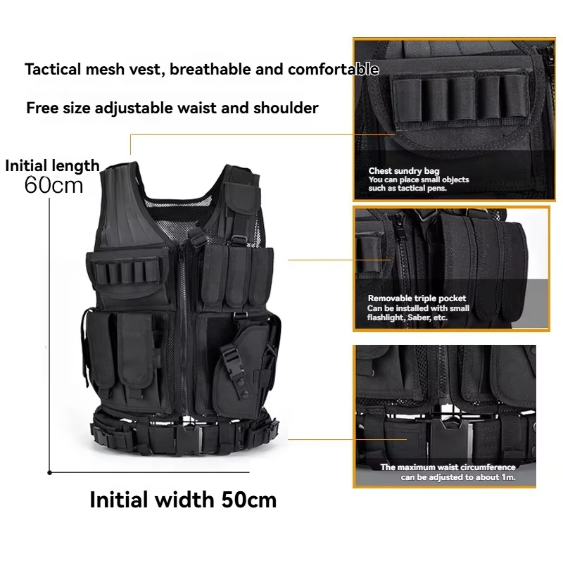 Adjustable Breathable Grid Tac - đánh giá và giá Hunting Outdoor Jacket