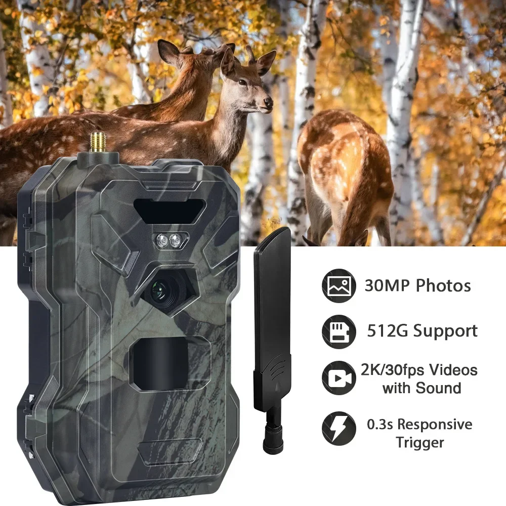 HC-880Pro 4G 30MP HD 2K Night  - đánh giá và giá Outdoor Hunting Camera Wireless