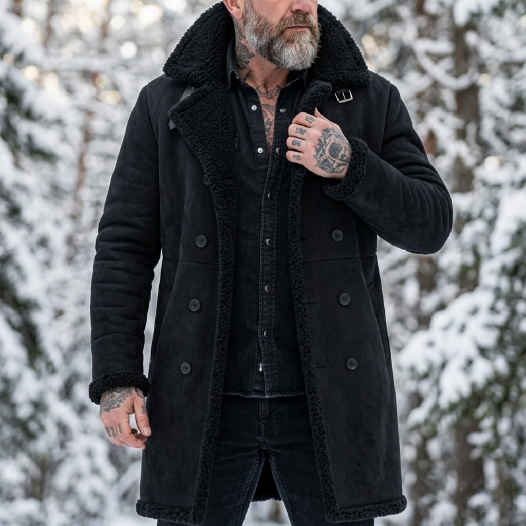 Men's Faux Suede Fur Lined Win - đánh giá và giá Hunting Outdoor Jacket