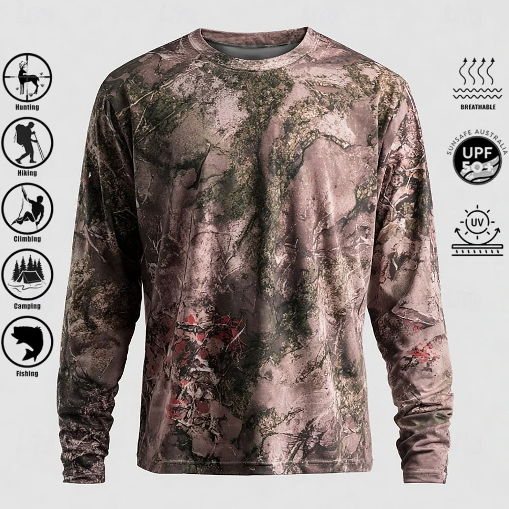 Men Long Sleeve T-shirt Polyes - đánh giá và giá Hunting & Outdoor Supplies Photos