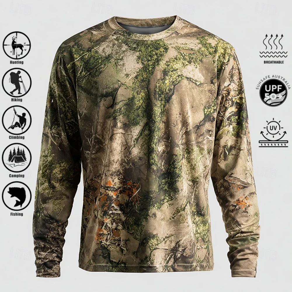 Men Long Sleeve T-shirt Polyes - đánh giá và giá Hunting & Outdoor Supplies Photos