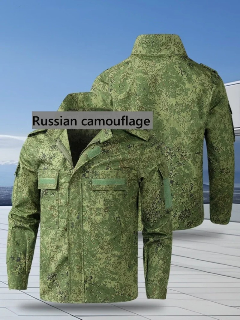 Russian Camouflage Tactical Su - đánh giá và giá Hunting Outdoor Jacket