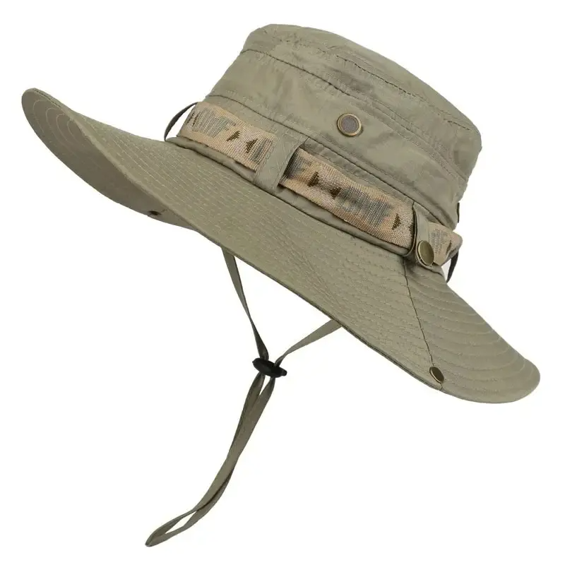Summer Men Bucket Hat Outdoor  - đánh giá và giá Hunting Outdoor Hats