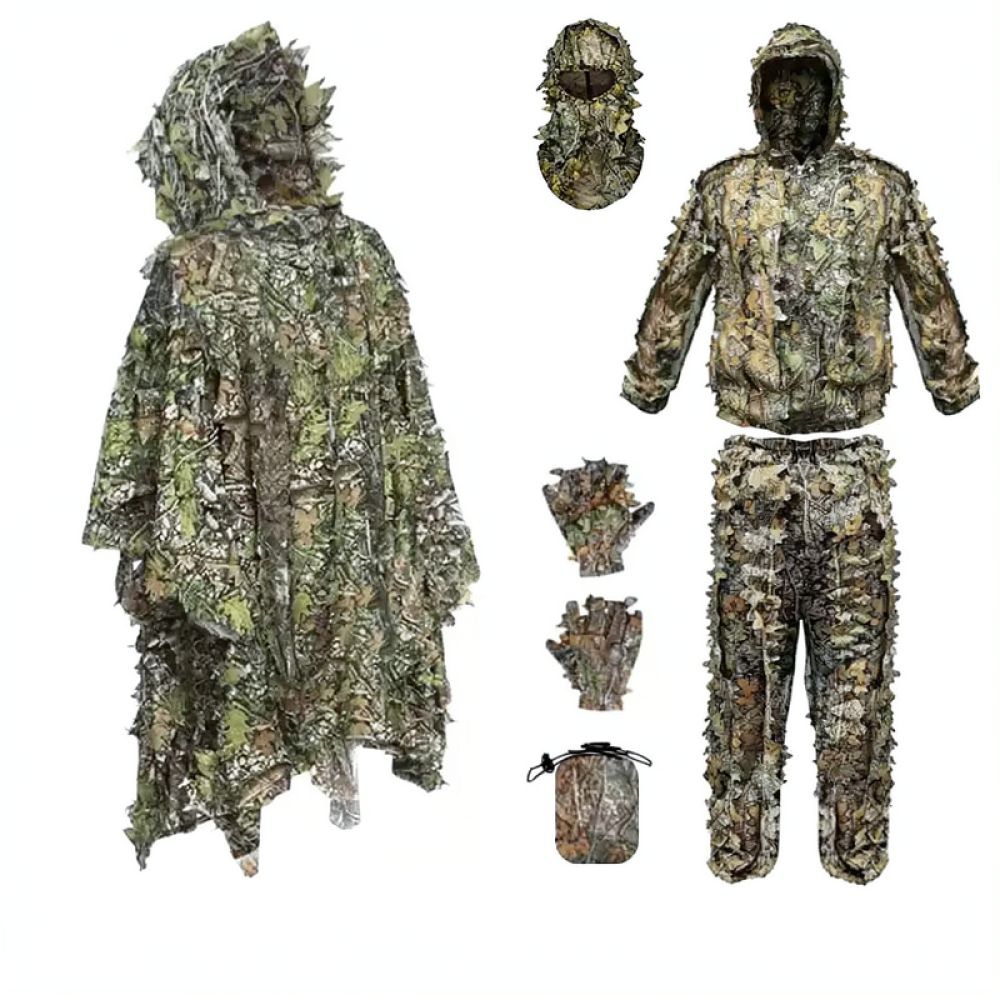 Outdoor 3D Leafy Camouflage Ca - đánh giá và giá Hunting Outdoor Watch