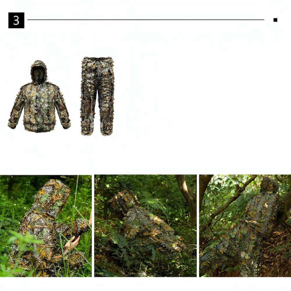 Outdoor 3D Leafy Camouflage Ca - đánh giá và giá Hunting Outdoor Watch