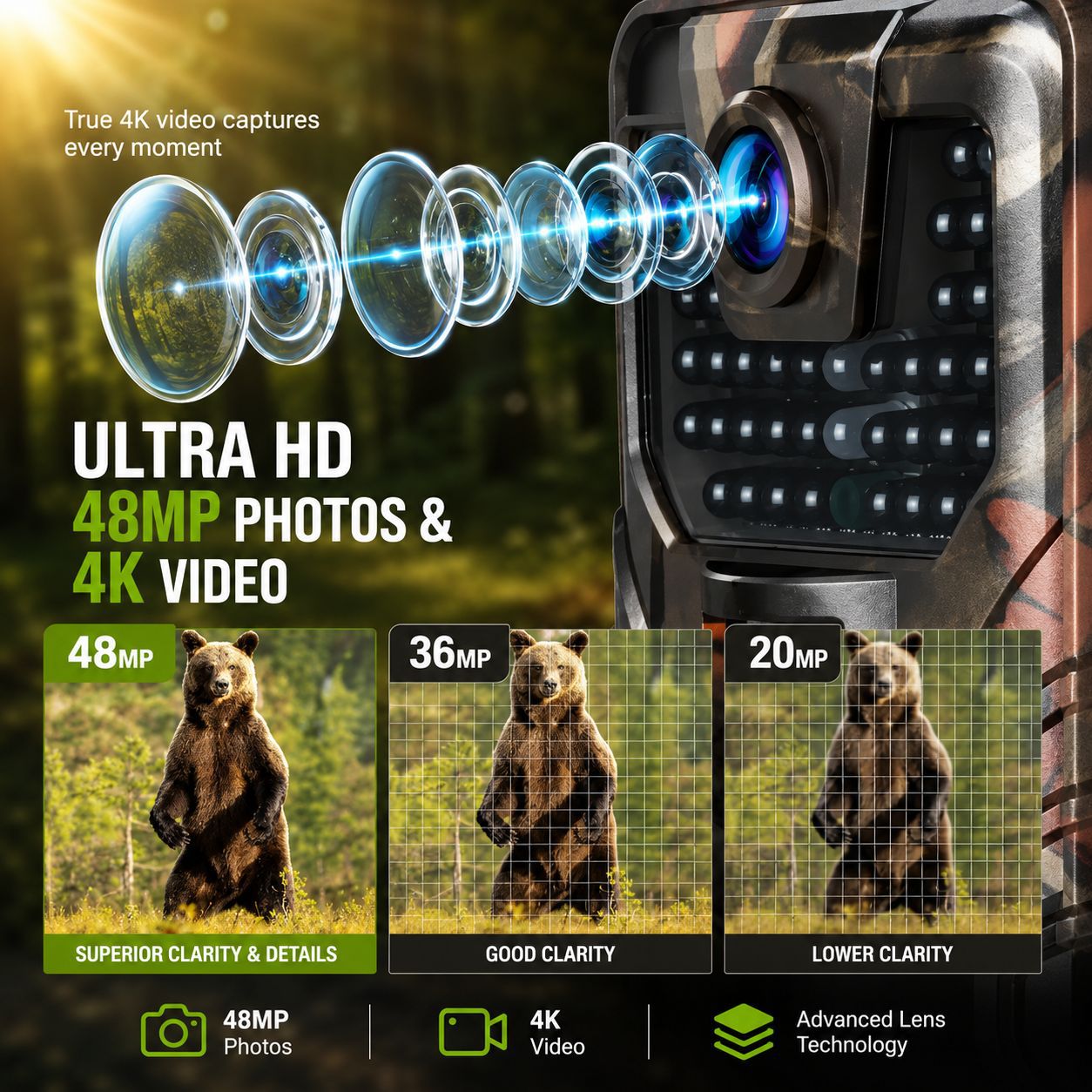 4K Outdoor Wifi Hunting Camera - đánh giá và giá Outdoor Hunting Camera Wireless